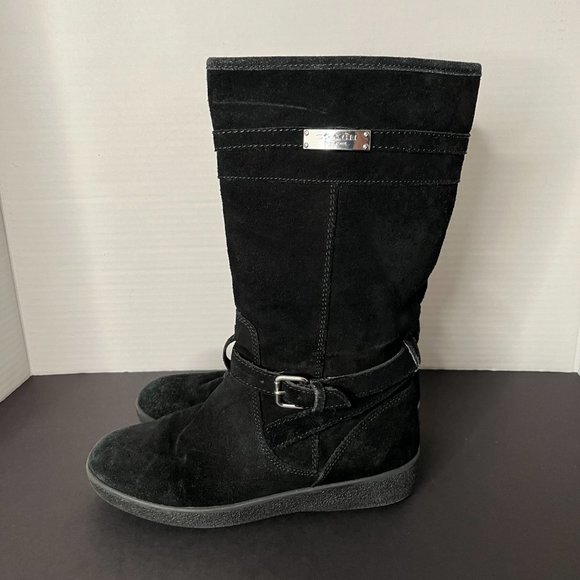 Coach Winter Suede Boots - Picture 2 of 10